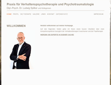 Tablet Screenshot of drspilker-psychopraxis.com